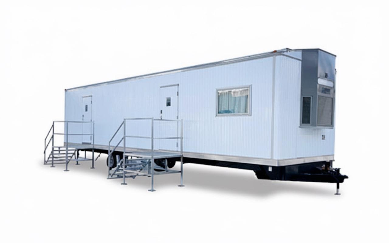 office trailers can be used as mobile command centers and administrative offices during disaster relief efforts